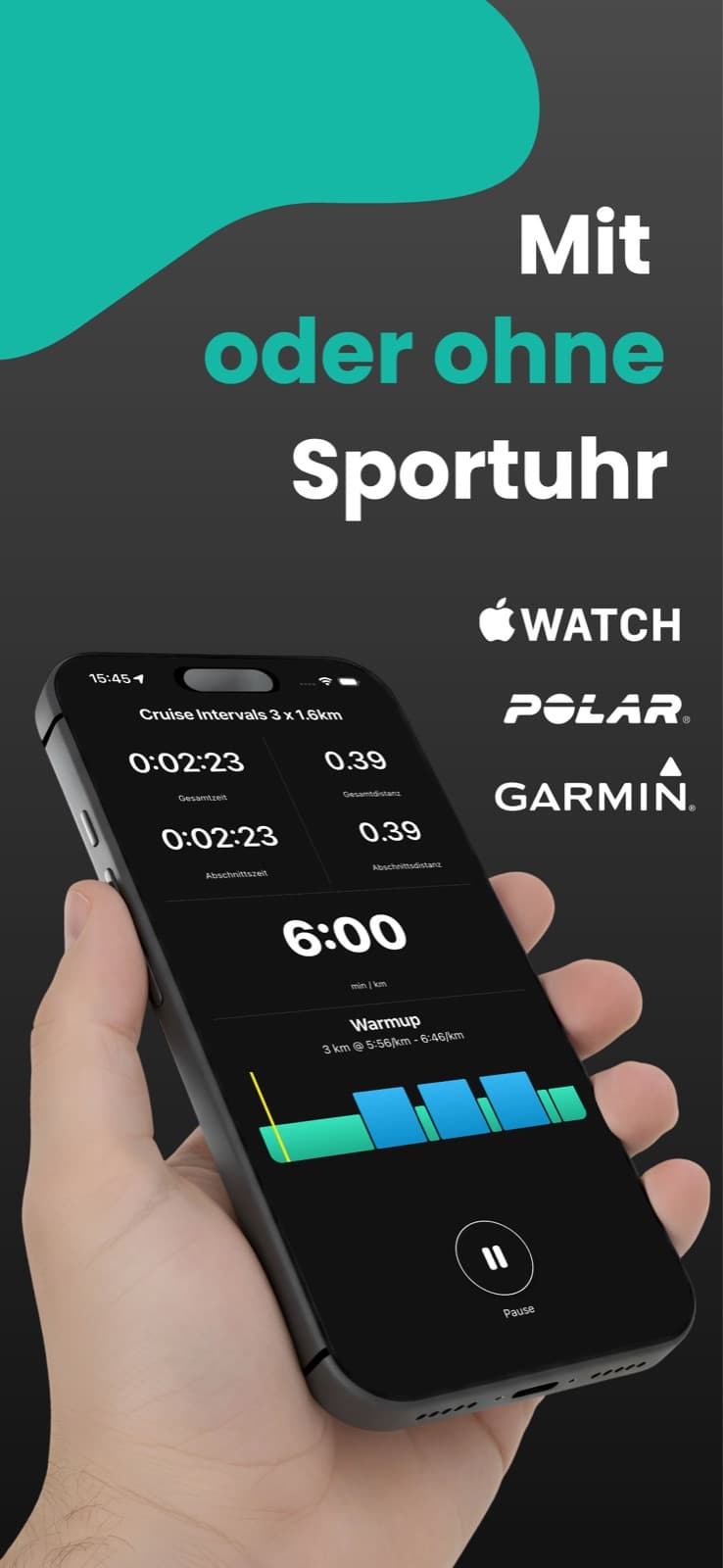 Mit oder ohne Sportuhr